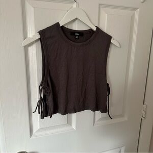 Lulu's Tie Side Crop Top